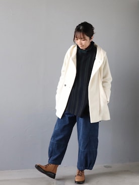 「じぱんぐ」｜ZIPANG 箕面小野原店さん（レディース・161cm）の冬コーディネート