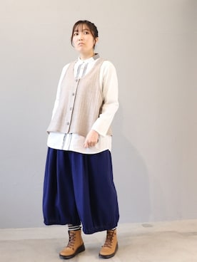 「じぱんぐ」｜ZIPANG 箕面小野原店さん（レディース・161cm）の冬コーディネート