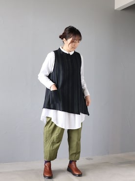 「じぱんぐ」｜ZIPANG 箕面小野原店さん（レディース・161cm）の冬コーディネート