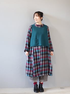 「じぱんぐ」｜ZIPANG 箕面小野原店さん（レディース・161cm）の冬コーディネート