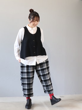 「じぱんぐ」｜ZIPANG 箕面小野原店さん（レディース・161cm）の冬コーディネート