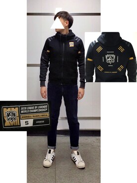 「spring」｜「アイテム（モッズコート）」を使った、OMEGAさん（メンズ・179cm）の春コーディネート