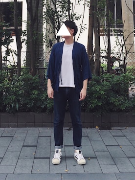 「ZARA（ザラ）のアイテム（ステンカラーコート）」を使った、OMEGAさん（メンズ・179cm）の秋コーディネート