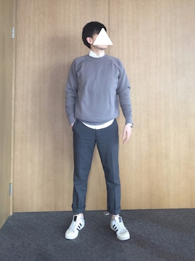 「Selected   （-）のアイテム」を使った、OMEGAさん（メンズ・179cm）の冬コーディネート