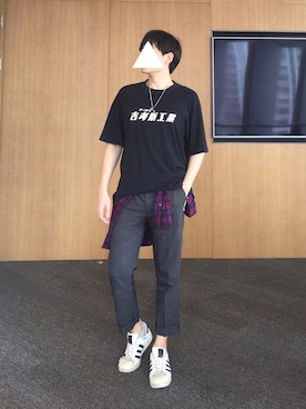 「Selected   （-）のアイテム」を使った、OMEGAさん（メンズ・179cm）の春コーディネート