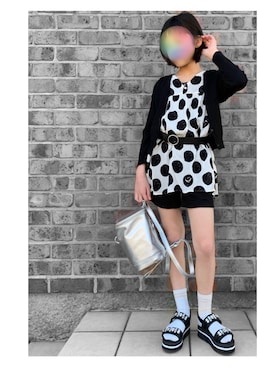 「CECIL McBEE（セシルマクビー）のアイテム」を使った、chitaroさん（キッズ・140cm）の春コーディネート