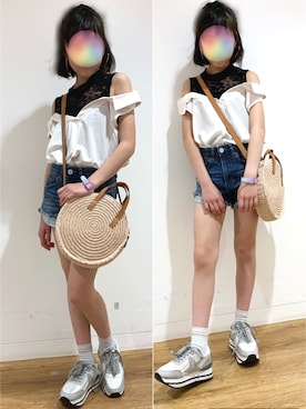 「CECIL McBEE（セシルマクビー）のアイテム」を使った、chitaroさん（キッズ・140cm）の夏コーディネート