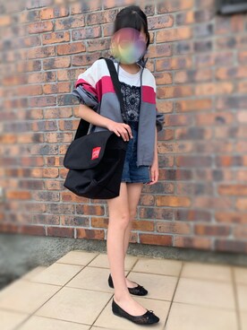 「ehka sopo（エヘカソポ）のアイテム（ジャケット/アウター）」を使った、chitaroさん（キッズ・140cm）の夏コーディネート