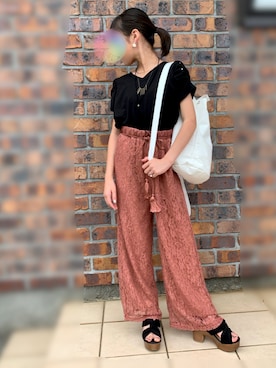 「RETRO GIRL（レトロガール）のアイテム」を使った、chitaroさん（キッズ・140cm）の夏コーディネート