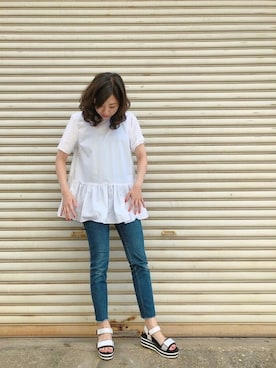 「Sugar Sugar（シュガーシュガー）のアイテム」を使った、sugarsugar_Kさん（レディース・158cm）の春コーディネート