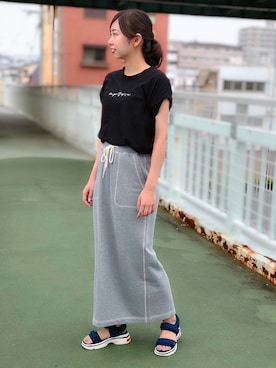 「FORK&SPOON」｜「アイテム（シューズ）」を使った、sugarsugar_Kさん（レディース・157cm）の夏コーディネート