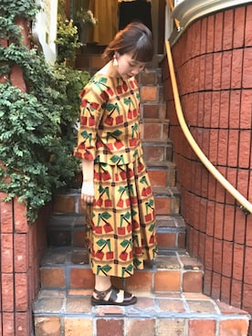 「peu pres（プープレ）のアイテム」を使った、anriさん（レディース・157cm）の夏コーディネート