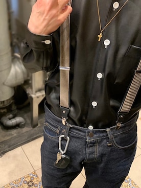 「FTC（エフティーシー）のアイテム（パンツ）」を使った、しょごたんさん（メンズ・168cm）の春コーディネート