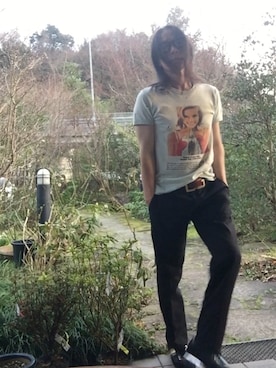 「DOLCE&GABBANA（ドルチェアンドガッバーナ）のアイテム（Tシャツ/カットソー）」を使った、shin5netさん（メンズ・167cm）の春コーディネート