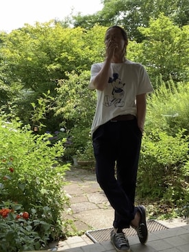「PHILIPPE AUDIBERT（フィリップ オーディベール）のアイテム（ピアス（両耳用））」を使った、shin5netさん（メンズ・167cm）の夏コーディネート