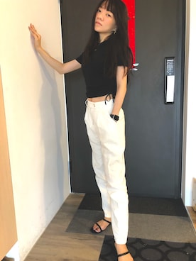 「PAZZO」｜「アイテム（アクセサリー）」を使った、xiaomoさん（レディース・158cm）の夏コーディネート