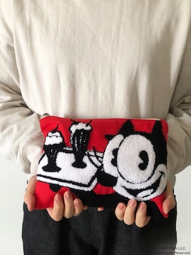 「アイテム（ポーチ）」を使った、CHARACHOIさん（レディース・162cm）の春コーディネート