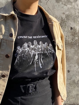 「Levi's」｜「アイテム（スカート）」を使った、CHARACHOIさん（レディース・162cm）の春コーディネート