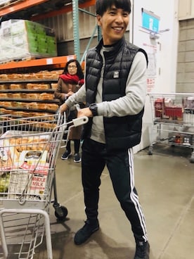 「costco」｜Jianさん（メンズ・175cm）の冬コーディネート