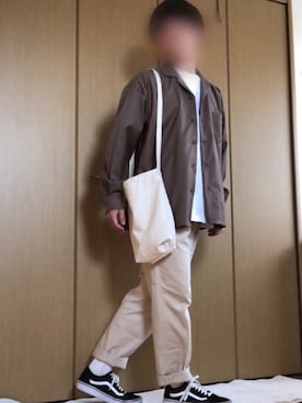 「AFFA（エーエフエフエー）のアイテム」を使った、ゆーたさん（メンズ・163cm）の春コーディネート