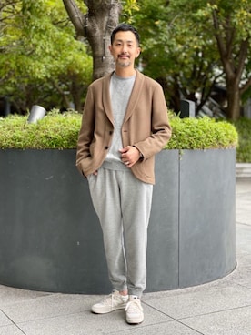 「UNITED ARROWS（ユナイテッドアローズ）のアイテム（その他アウター）」を使った、GOTA YAJIMAさん（メンズ・180cm）の秋コーディネート