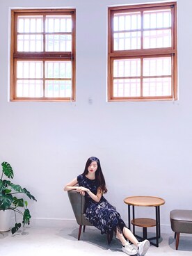 「initial（イニシャル）のアイテム（ワンピース/ドレス）」を使った、airfhnさん（レディース・170cm）の秋コーディネート