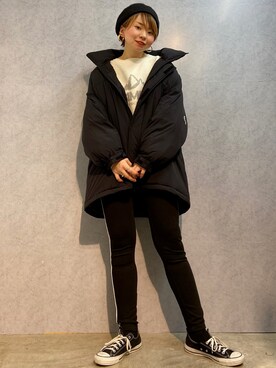 「CAMP7（キャンプセブン）のアイテム（その他アウター）」を使った、0gasanさん（レディース・168cm）の秋コーディネート