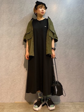 「ショートヘア」｜0gasanさん（レディース・168cm）の夏コーディネート