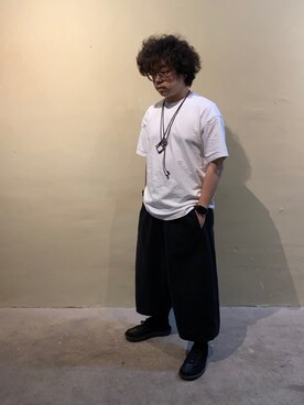 「PULL&BEAR（プルアンドベア）のアイテム（トップス）」を使った、Dickson Kuiさん（メンズ・160cm）の夏コーディネート
