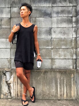 「ダブルティー」｜kojiro_8さん（メンズ・172cm）の夏コーディネート