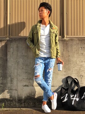 「ダブルティー」｜kojiro_8さん（メンズ・172cm）の秋コーディネート
