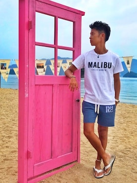 「ダブルティー」｜kojiro_8さん（メンズ・172cm）の夏コーディネート