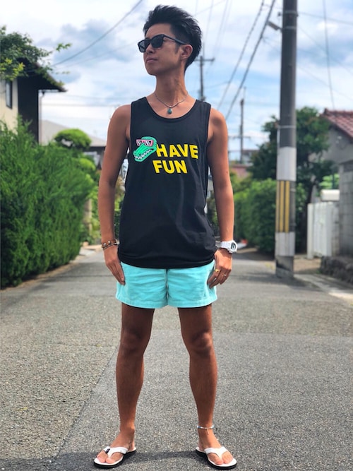 Kojiro 8 Rvcaのタンクトップを使ったコーディネート Wear