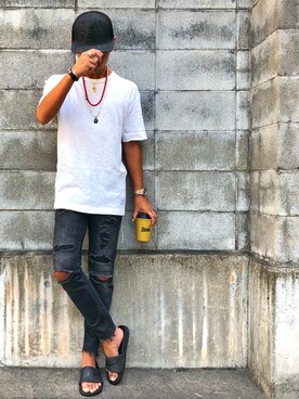 「surt（サート）のアイテム（帽子）」を使った、kojiro_8さん（メンズ・173cm）の秋コーディネート