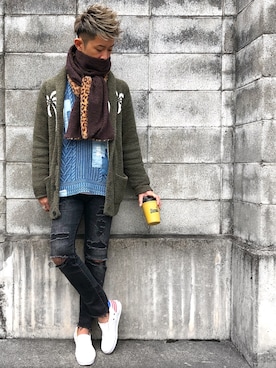 「EVENFLOW」｜kojiro_8さん（メンズ・173cm）の冬コーディネート