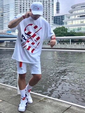 「STADIUM（スタジアム）のアイテム」を使った、†Kenwayne†さん（メンズ・180cm）の夏コーディネート