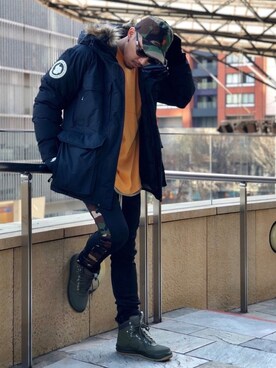 †Kenwayne†さん（メンズ・180cm）の冬コーディネート