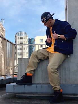 †Kenwayne†さん（メンズ・180cm）の冬コーディネート