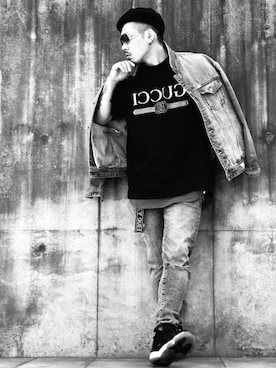 †Kenwayne†さん（メンズ・180cm）の春コーディネート