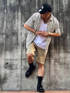 †Kenwayne†さん（メンズ・180cm）の夏コーディネート