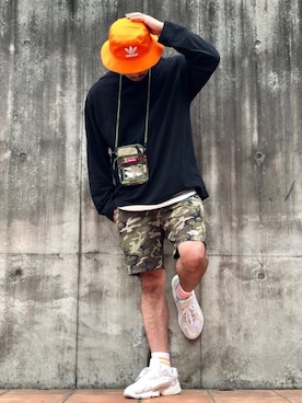 「アウトドアミックス」｜†Kenwayne†さん（メンズ・180cm）の夏コーディネート