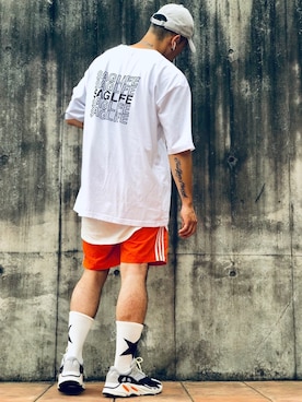 「CONVERSE TOKYO（コンバーストウキョウ）のアイテム（レッグウェア）」を使った、†Kenwayne†さん（メンズ・180cm）の夏コーディネート