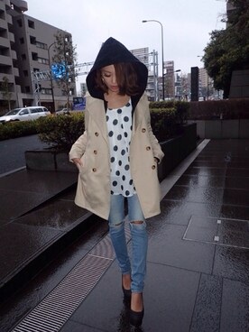 石岡真実さんのコーディネート