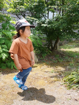 「お兄ちゃんの服」｜accoo♥︎⍤⃝さん（キッズ・80cm）の夏コーディネート