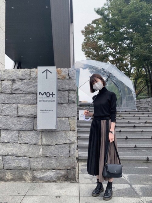 内田ゆうほ Zaraのニット セーターを使ったコーディネート Wear