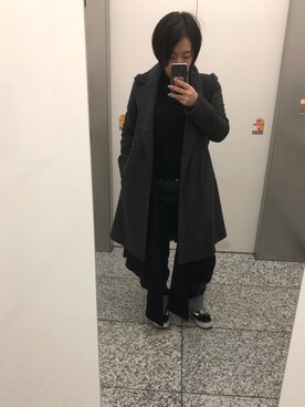 「10年選手」｜あべ@虚弱体質さん（レディース・154cm）の冬コーディネート