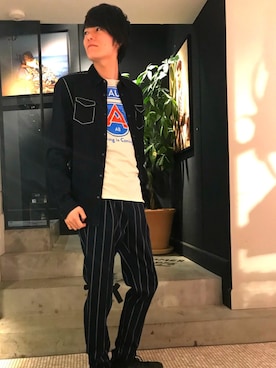 「SCOTCH&SODA（スコッチアンドソーダ）のアイテム」を使った、ikkyuさん（メンズ・180cm）の春コーディネート