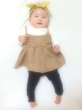 「アイテム（その他）」を使った、RIOさん（キッズ・60cm）の秋コーディネート