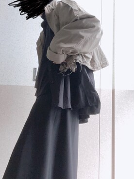 「ESC STUDIO（イーエスシースタジオ）のアイテム（トップス）」を使った、ミンさん（メンズ・174cm）の秋コーディネート