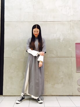 「RBS（アールビーエス）のアイテム」を使った、たてやんさん（レディース・168cm）の冬コーディネート